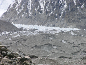 Seracs of Rongbusi Glacier